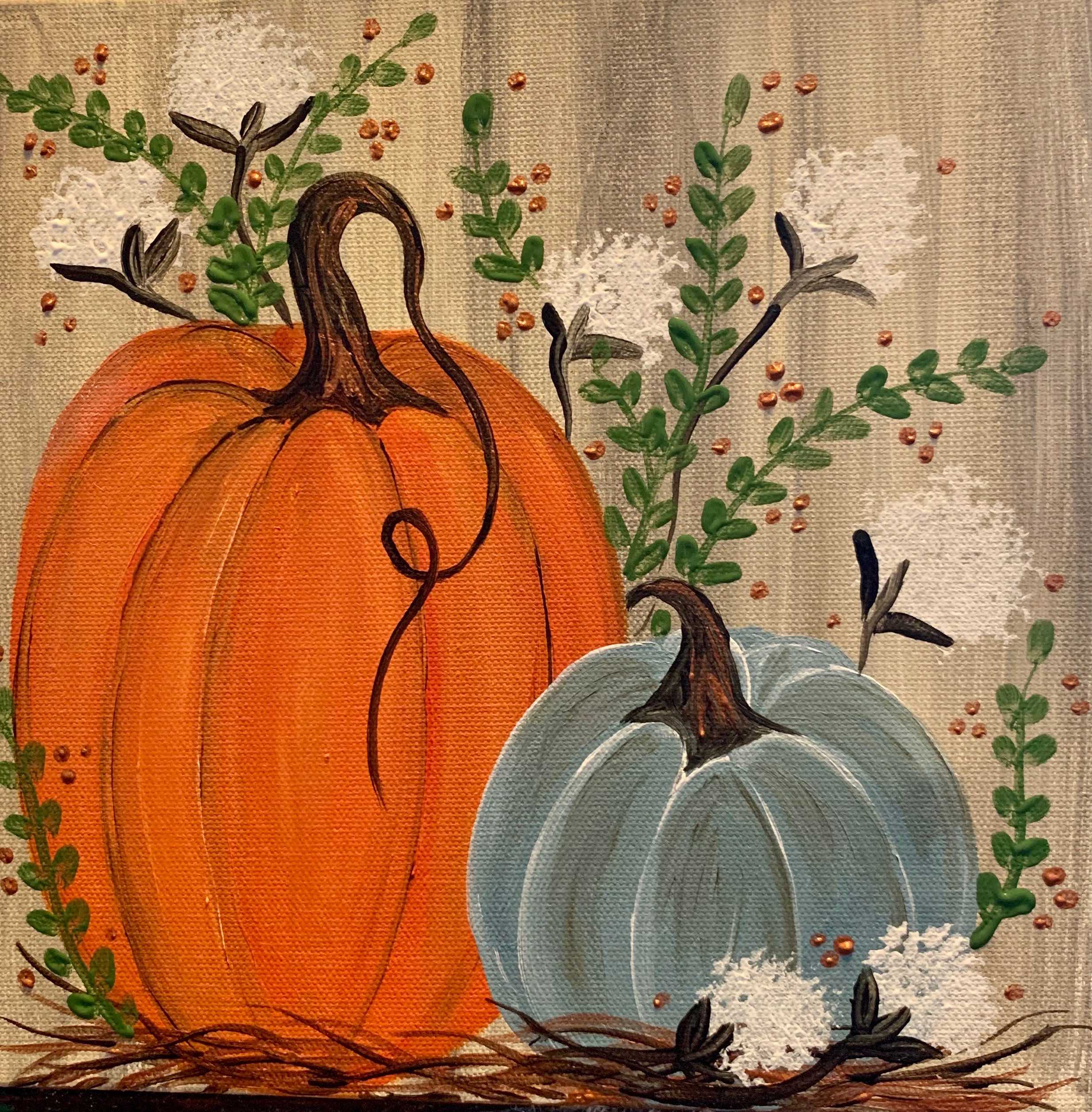 Mini painting- Country Pumpkins (other kits available)
